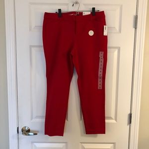 Red Old Navy Pixie Pants